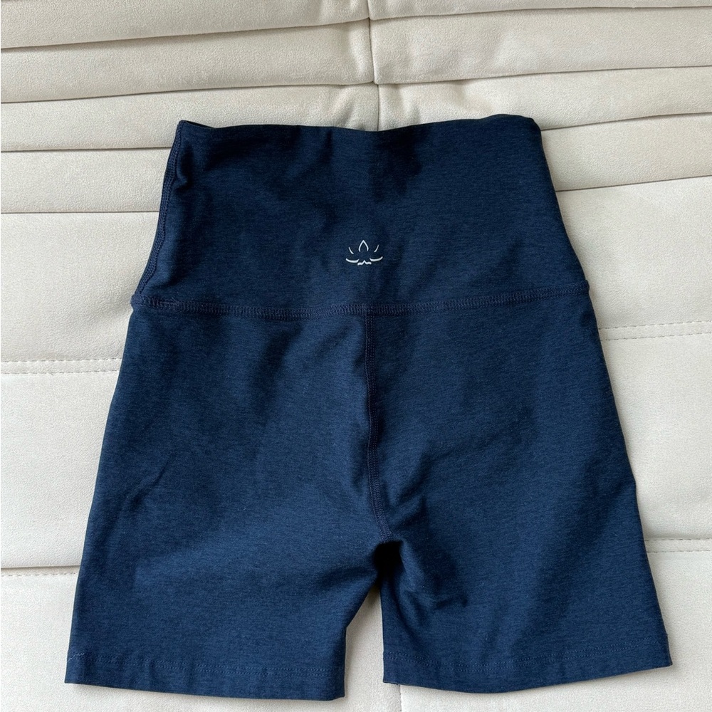 Beyond Yoga Spacedye Keep Pace 5" Short navy Xs